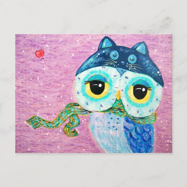 Winter Kärlek Vykort (Framsida)