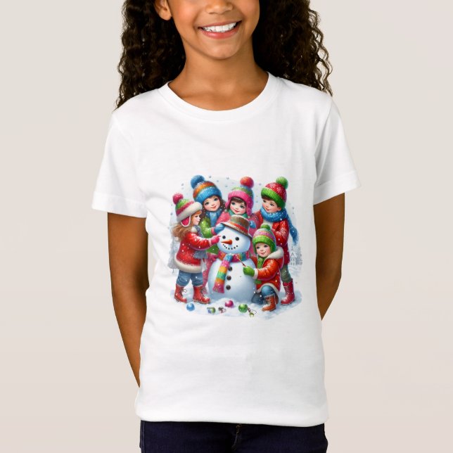 Winter Kids T-Shirt (Framsida)