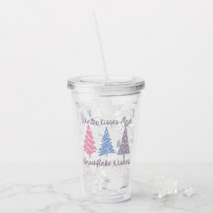Winter Kisses och Snowflake Önskemål Take Away Mugg