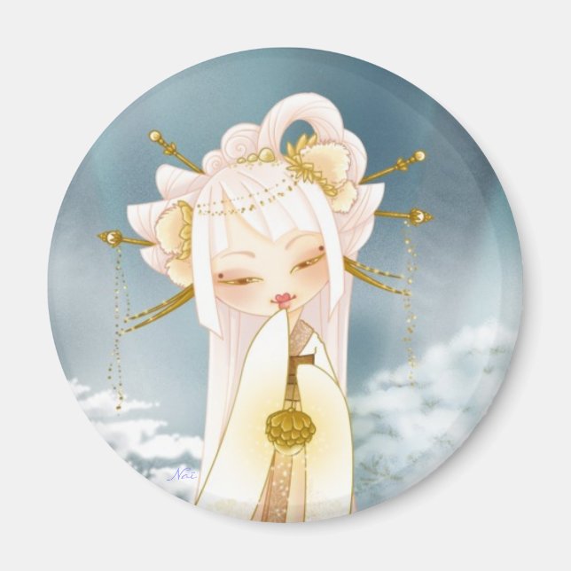 Winter kokeshi magnet (Framsidan)