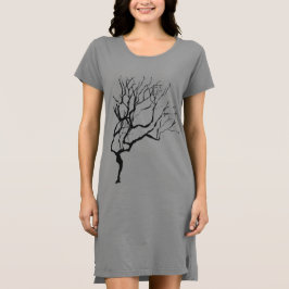 Winter kommer Trendiget Wintery Nature Träd Tee Shirt