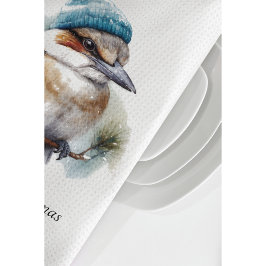 Winter Kookaburra Önskemål, anpassningsbar Kökshandduk
