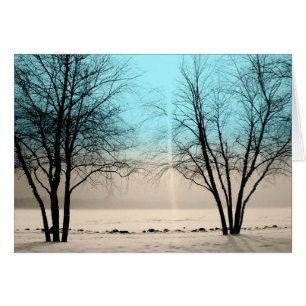 WINTER-KORT: Sjö Harriet, Dusk, Mpls., MN_ Hälsningskort
