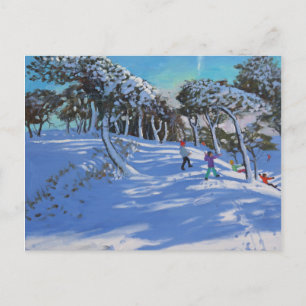 Winter Ladmanlow Derbyshire 2013 Vykort