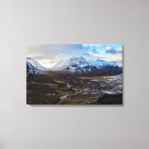 Winter Lairig Gartain Glencoe Lochaber Scotland