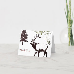 Winter Land Vild Elk Tack Kort