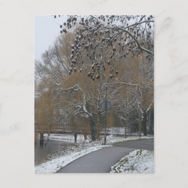 Winter Landscape DIY Postcard Helg Vykort (Framsida)