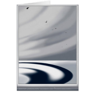 " WINTER LANDSCAPE " från Robert Singletary Hälsningskort