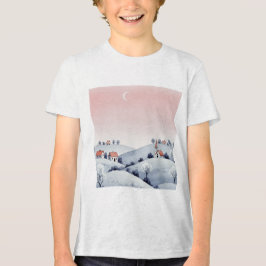 Winter landscape t shirt