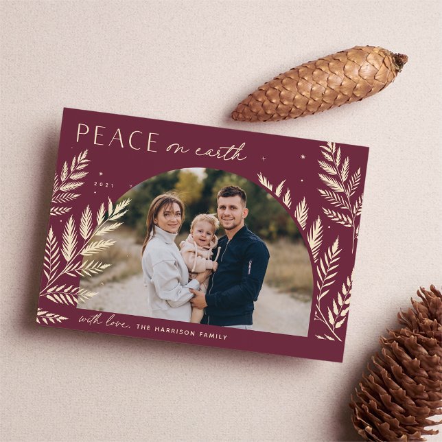Winter Laurel | Fred på jorden - foto Julkort (Skapare uppladdad)