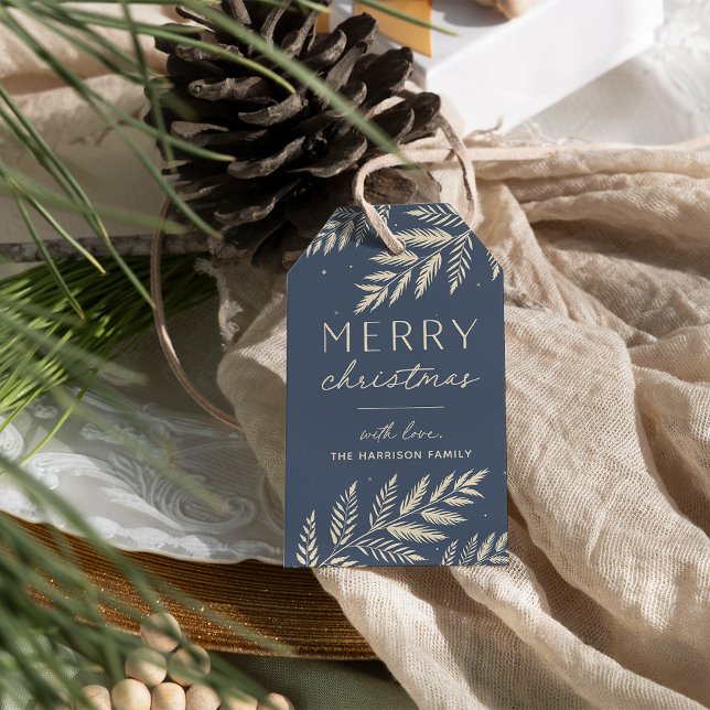 Winter Laurel | PERSONLIG GOD JUL Presentetikett (Skapare uppladdad)