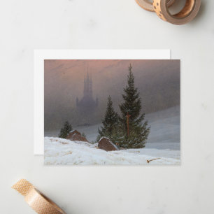 Winter Ligcape, 1811 av Caspar David Friedrich Anteckningskort