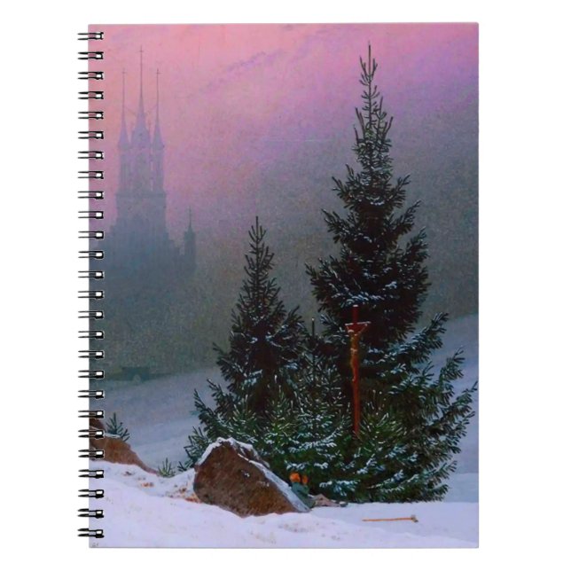 Winter Ligcape Caspar David Friedrich Anteckningsbok (Framsidan)