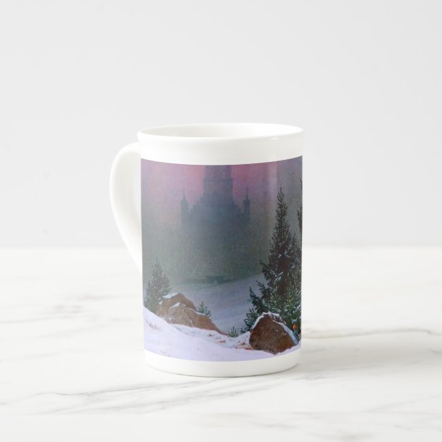 Winter Ligcape Caspar David Friedrich Benporslin Mugg (Framsida vänster)