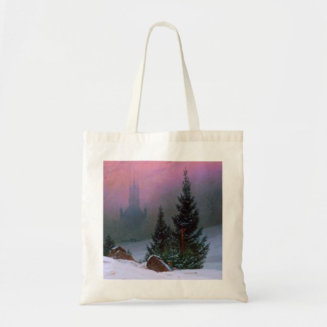 Winter Ligcape Caspar David Friedrich Tygkasse (Framsidan)