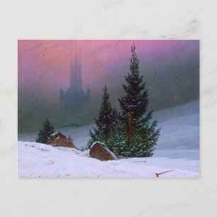 Winter Ligcape Caspar David Friedrich Vykort