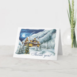 Winter Ligcape Corporate-Helgdag Tack Kort