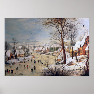 Winter Ligcape med Birdälla, 1601 Poster