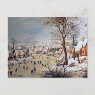 Winter Ligcape med Birdälla, 1601 Vykort