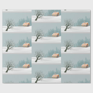 Winter Ligcape Wrapping Papper Presentpapper