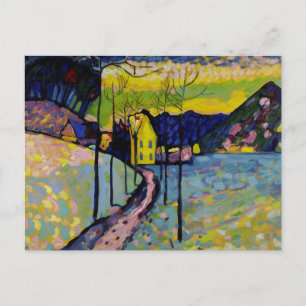 Winter liggande av Wassily Kandinsky Helg Vykort