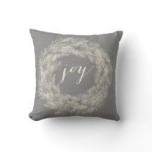 WINTER LINEN SKRIV UT | JOY SNYGGT HELGDAG PILLOW