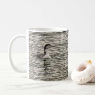Winter Loon Birds Vatten Sjöar Coffee Mugg