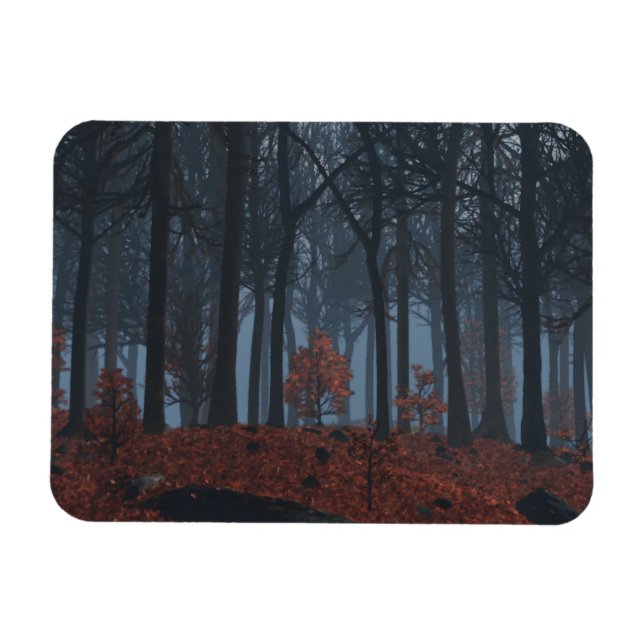 Winter Löv Magnet (Horisontell)