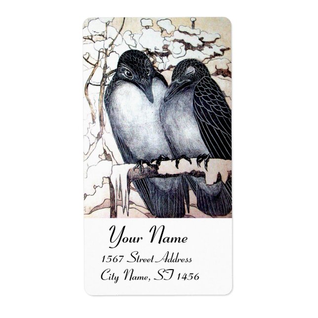 WINTER LOVE BIRDS FRAKTSEDEL (Framsidan)