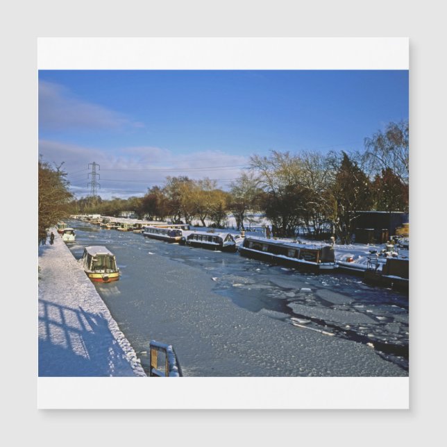 Winter Macclesfield Canal Cheshire England (Framsida)