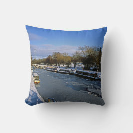 Winter Macclesfield Canal Cheshire England Kudde