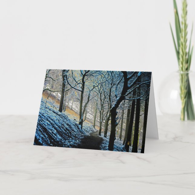 Winter Macclesfield Forest Kort (Framsida)