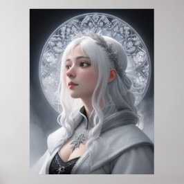 Winter Magic - AI Fantasy Digital Art Print Poster
