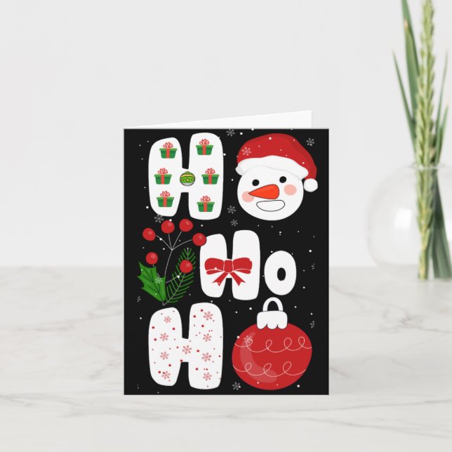 Winter Magic Design Retro Winter Christmas Vector  Kort (Framsida)