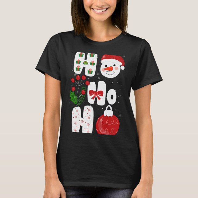 Winter Magic Design Retro Winter Christmas Vector  T Shirt (Framsida)