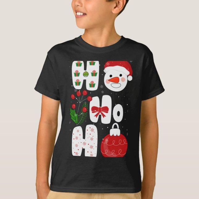 Winter Magic Design Retro Winter Christmas Vector  T Shirt (Framsida)