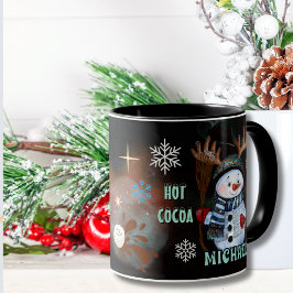 Winter Magic Enchanted snögubbe Hett Cocoa mugg