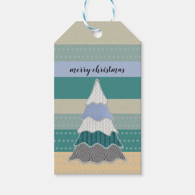 Winter Magic God jul Presentetikett (Framsidan)