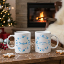 Winter Magic Snowflake Wand Coffe Mugg