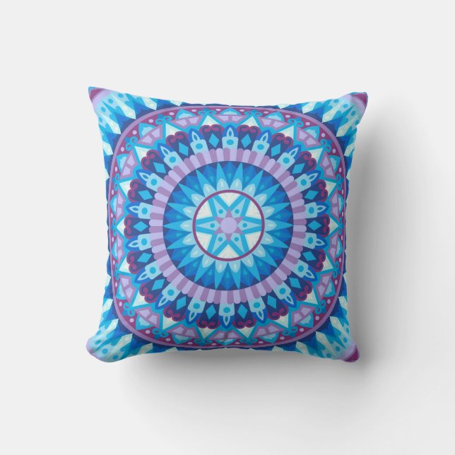 Winter Mandala Dekorativ kudde (Framsida)