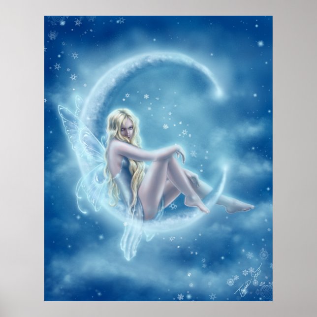 Winter Måne Poster (Framsidan)