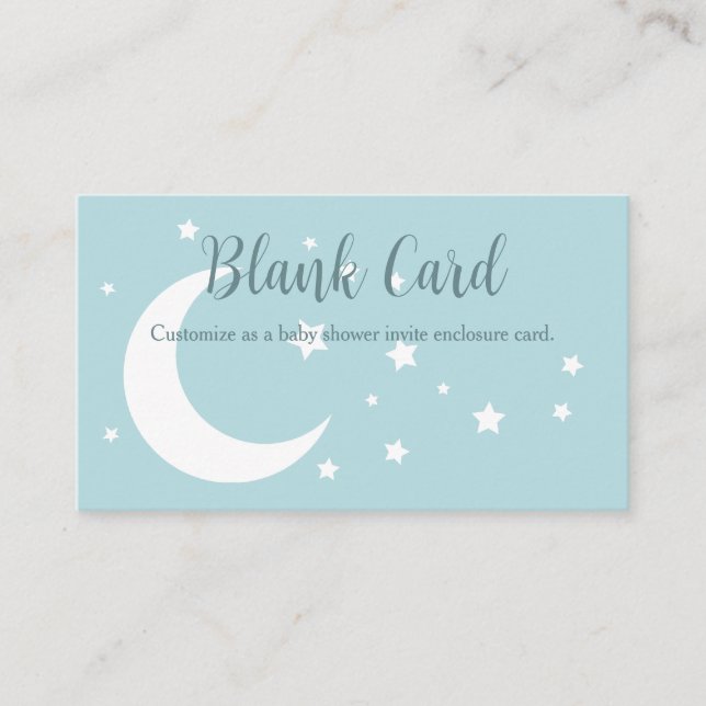 Winter Måne & Stars Tilläggskort (Framsida)