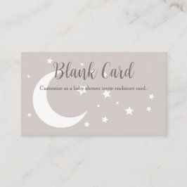 Winter Måne & Stars Tilläggskort