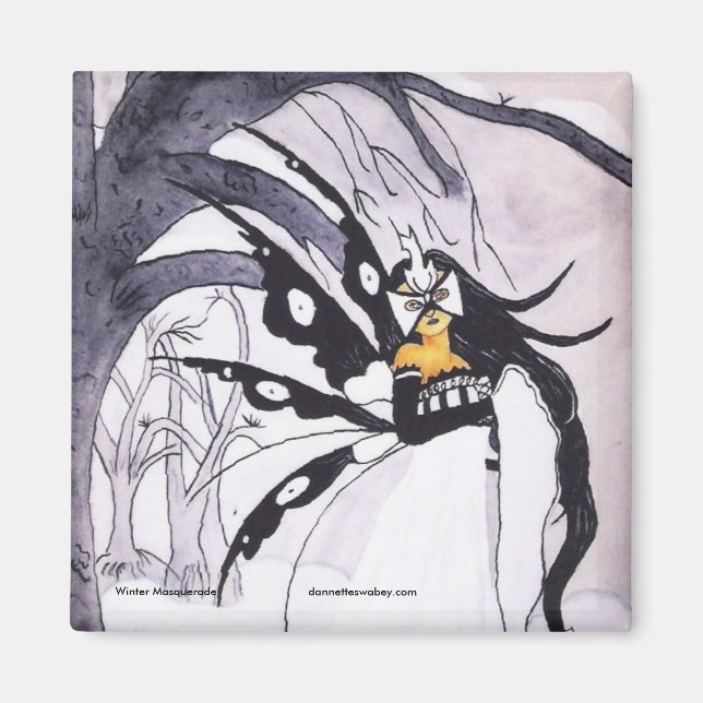 Winter MasqueraMagnet Magnet (Framsidan)