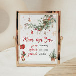 Winter Merry Little jul Mamma Osa Pub Poster<br><div class="desc">Gör evenemanget speciellt med den här julbabyvisaren med vår söta och vackra utskrivbara Mamma Osa Pub-skylt med ett vackert tema med Merry Little Shower. Ladda ned,  anpassa och skapa varaktiga minnen med den här perfekten för ditt glada firande! BS983</div>