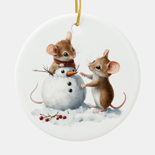 Winter Mice Ornament (Framsidan)