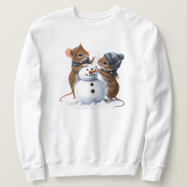 Winter Mice Sweatshirt (Design framsida)