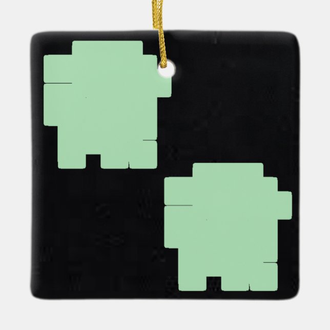 Winter Mint 10 | GOD JUL | m3galleryStudio Julgransprydnad Keramik (Framsida)