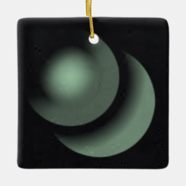 Winter Mint 9 | GOD JUL | m3galleryStudio Julgransprydnad Keramik (Framsida)