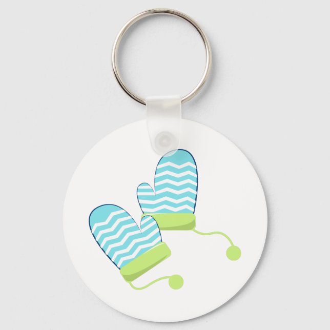 Winter Mittens Nyckelring (Framsida)